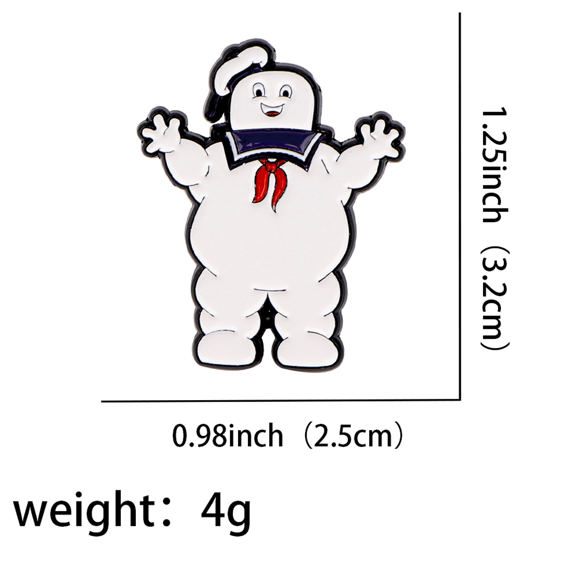 Vintage Movie Enamel Lapel Pin - Embroidery Illustration reseña y precio