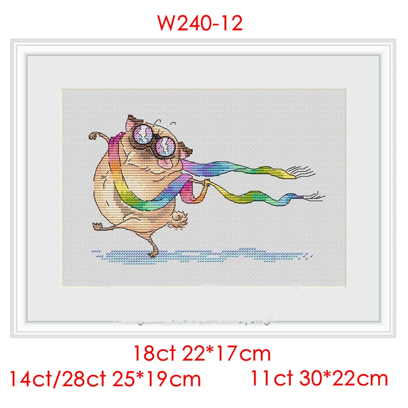 The cross-stitch kit for trail - Embroidery Running Stitch reseña y precio