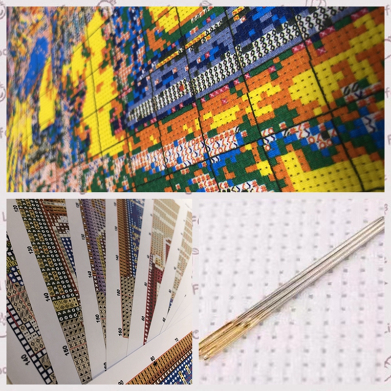 The cross-stitch kit for trail - Embroidery Running Stitch reseña y precio