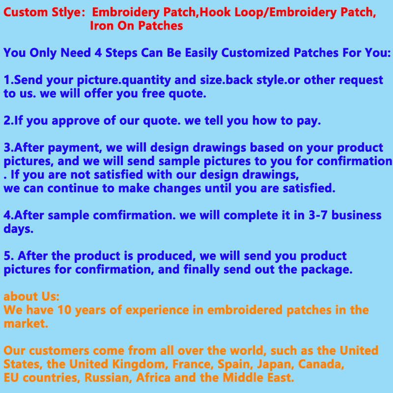 Custom Embroidered Logo Patche - Embroidery Design 3D reseña y precio