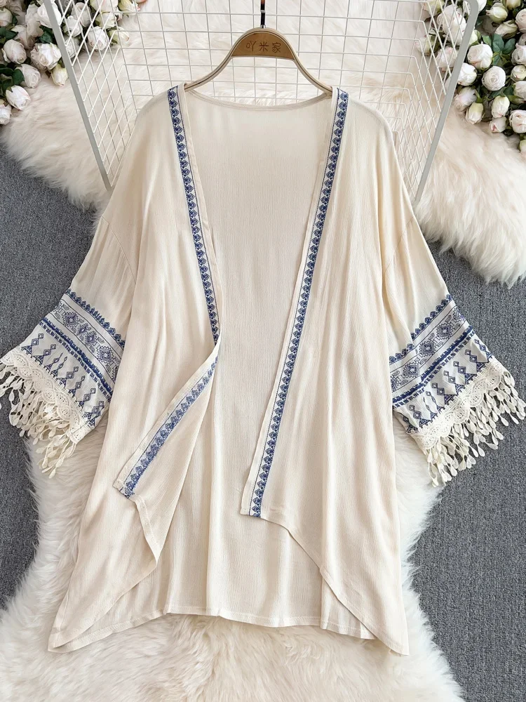 Summer Bohemian Ethnic Style S - Embroidery Zig Zag Stitch reseña y precio
