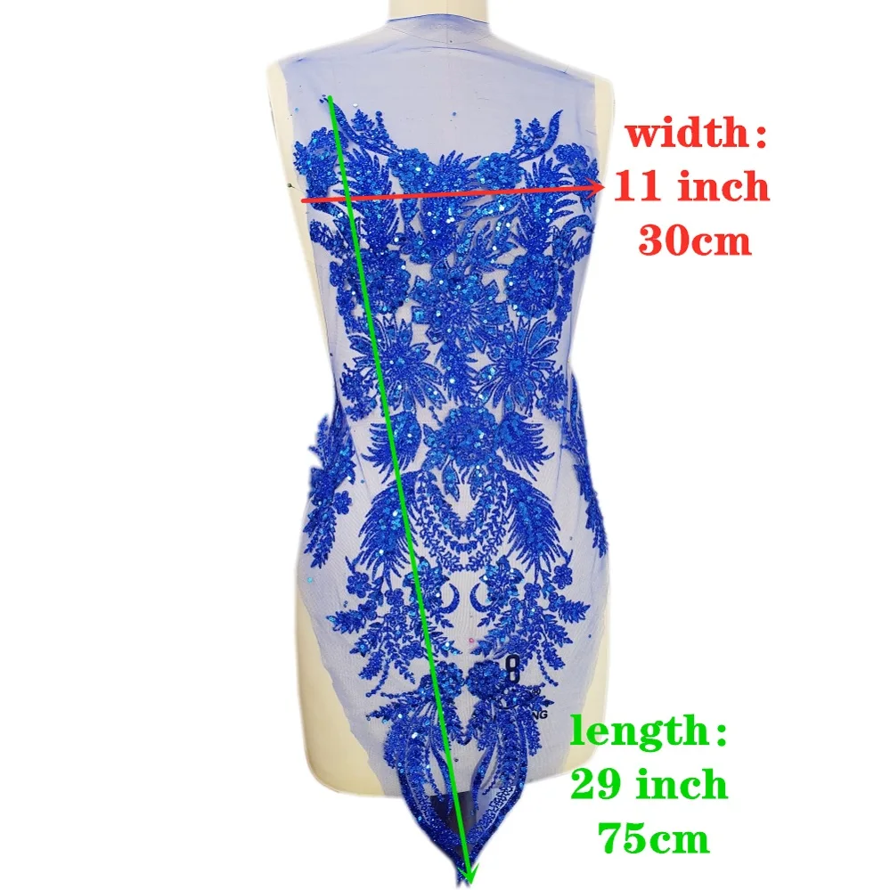 8 colors Sequins Bodice Weddin - Embroidery Design 3D reseña y precio