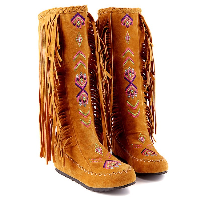 Tassel Boots Handmade Embroide - Embroidery Yes reseña y precio