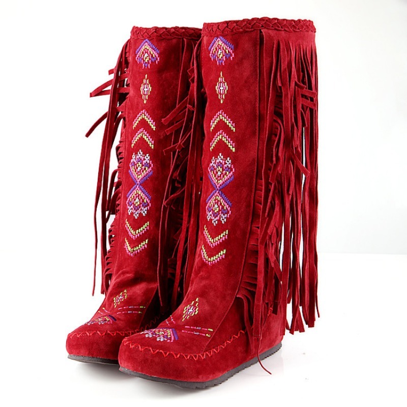 Tassel Boots Handmade Embroide - Embroidery Yes reseña y precio