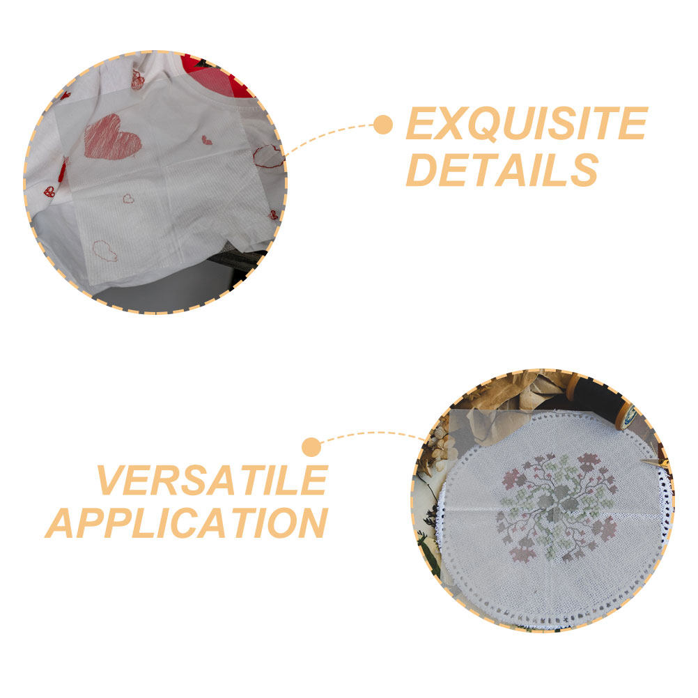 8Pcs Wash Away Embroidery Tran - Embroidery Canvas reseña y precio