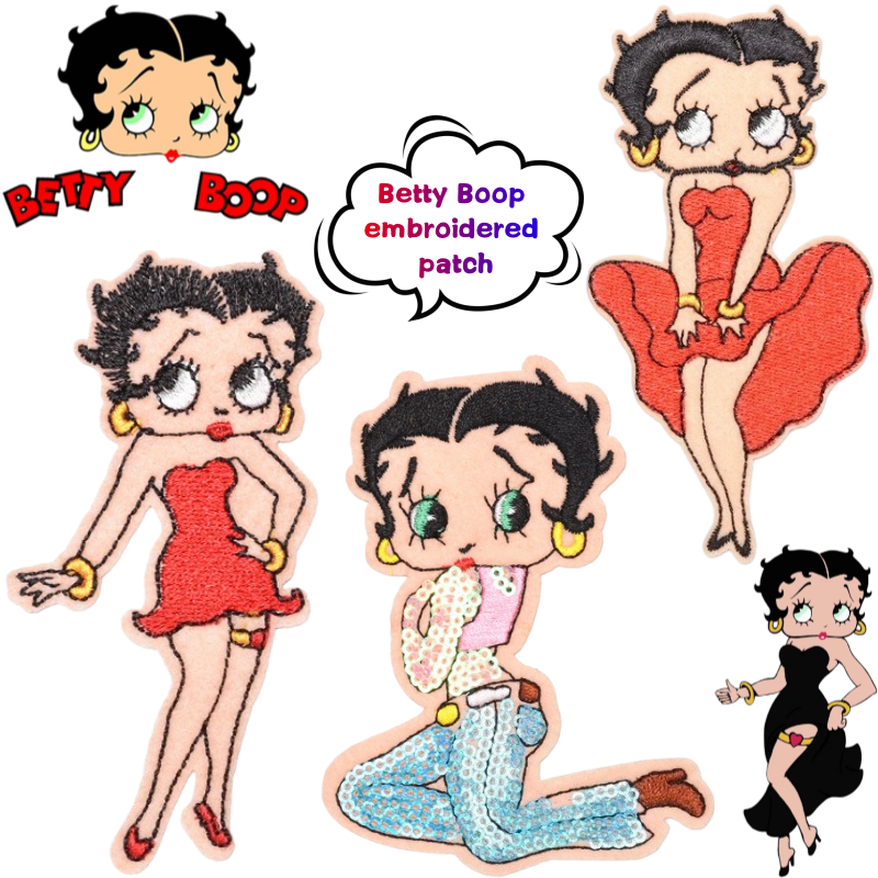 Betty Boop Patch High Color Va - Embroidery Yes reseña y precio