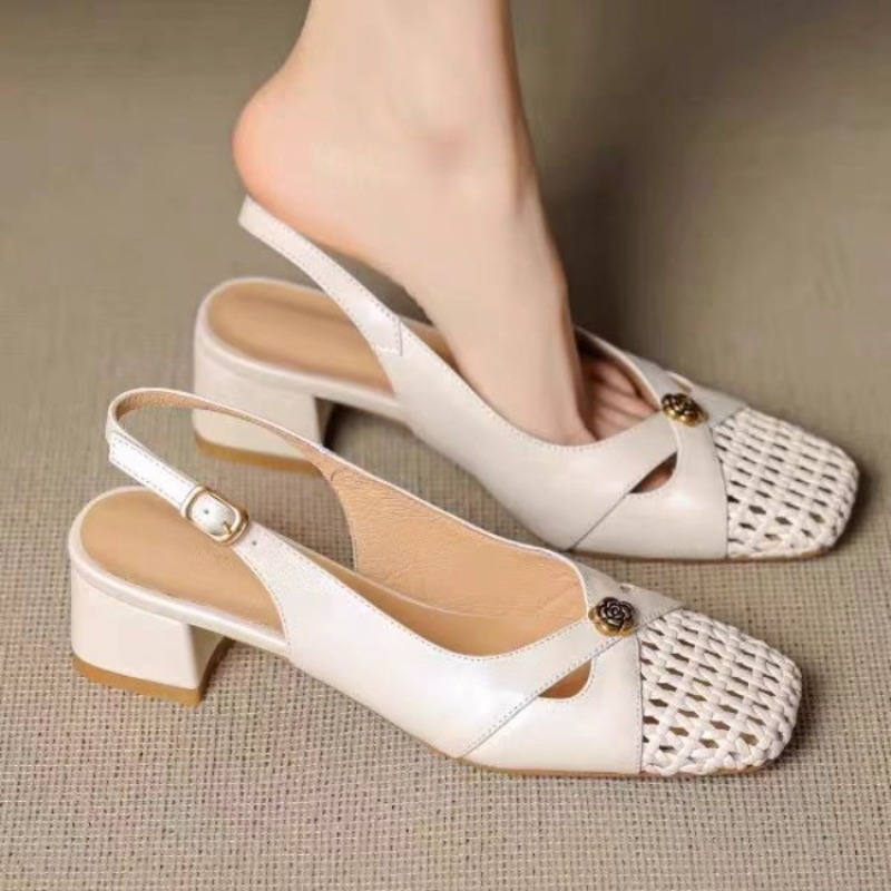 Women's French-style closed-to - Embroidery Flat Shoes reseña y precio