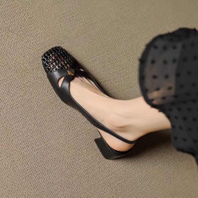 Women's French-style closed-to - Embroidery Flat Shoes reseña y precio