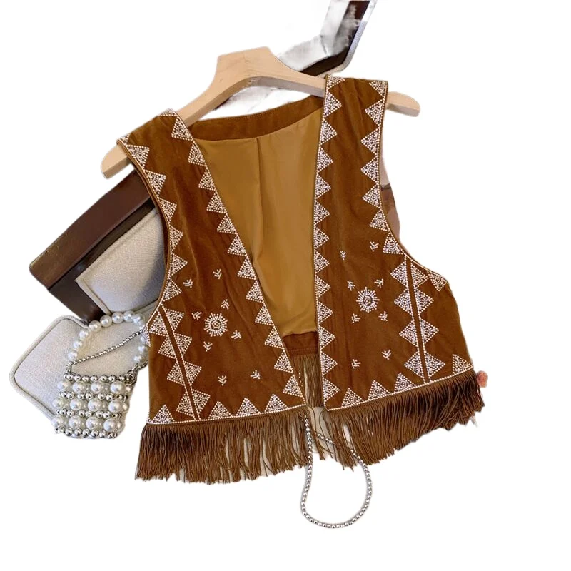 Vintage Fashion Cardigan for W - Embroidery Zig Zag Stitch reseña y precio
