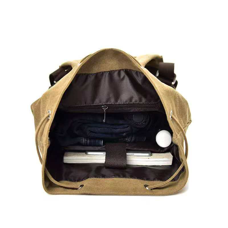 2026 Canvas backpack with dual - Embroidery Canvas reseña y precio