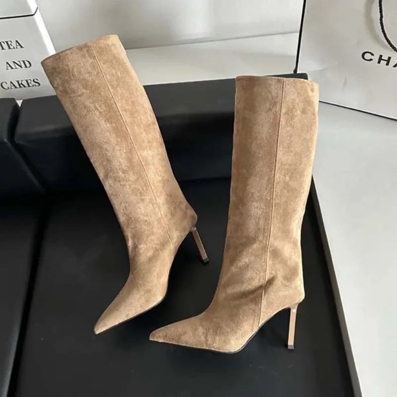 Luxury Women Long Boots Fashio - Embroidery Yes reseña y precio