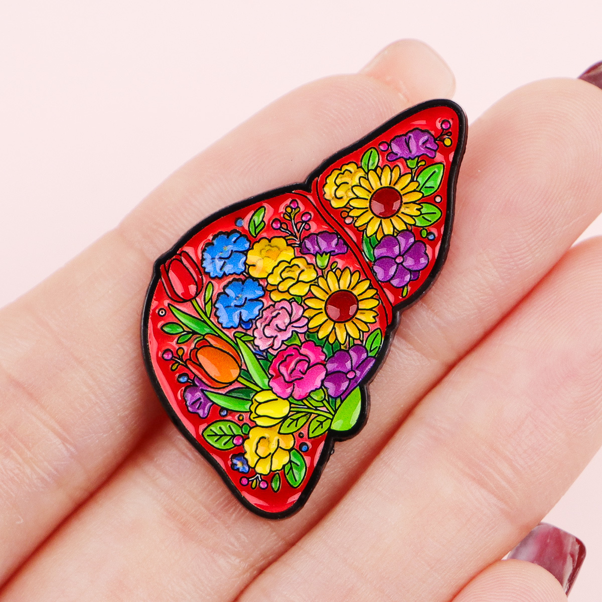 Brain Enamel Pin Medical Badge - Embroidery Illustration reseña y precio