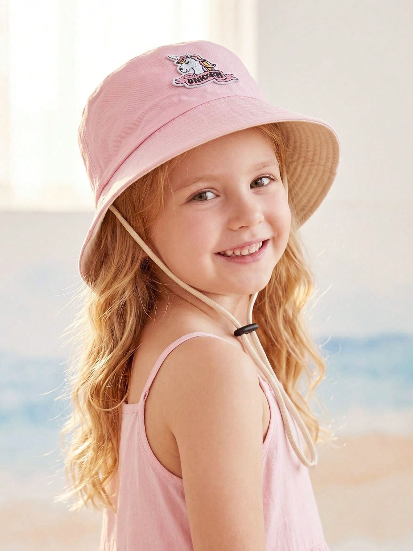1pcs 2-6Y Girls Cartoon Unicor - Embroidery Cap reseña y precio