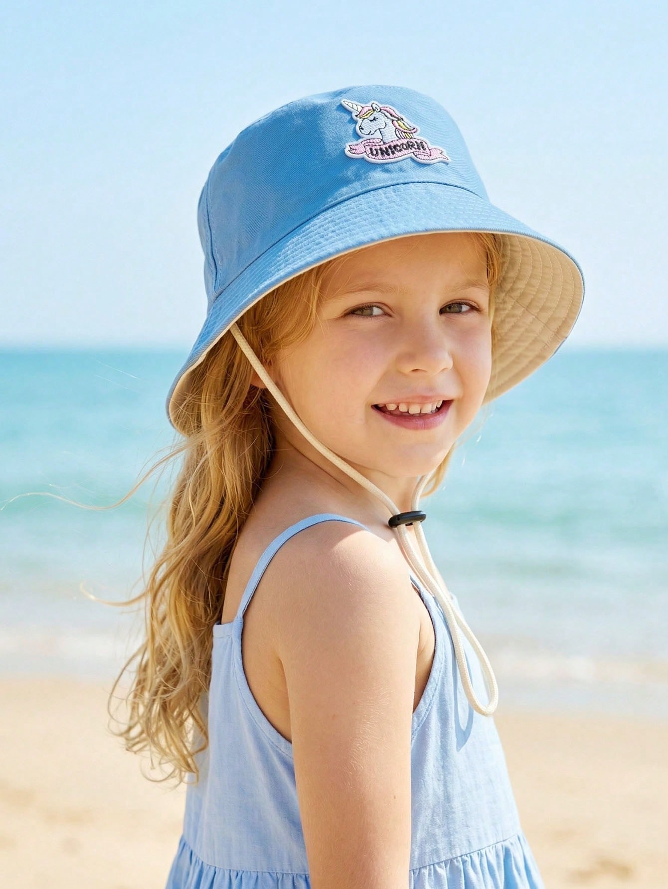 1pcs 2-6Y Girls Cartoon Unicor - Embroidery Cap reseña y precio
