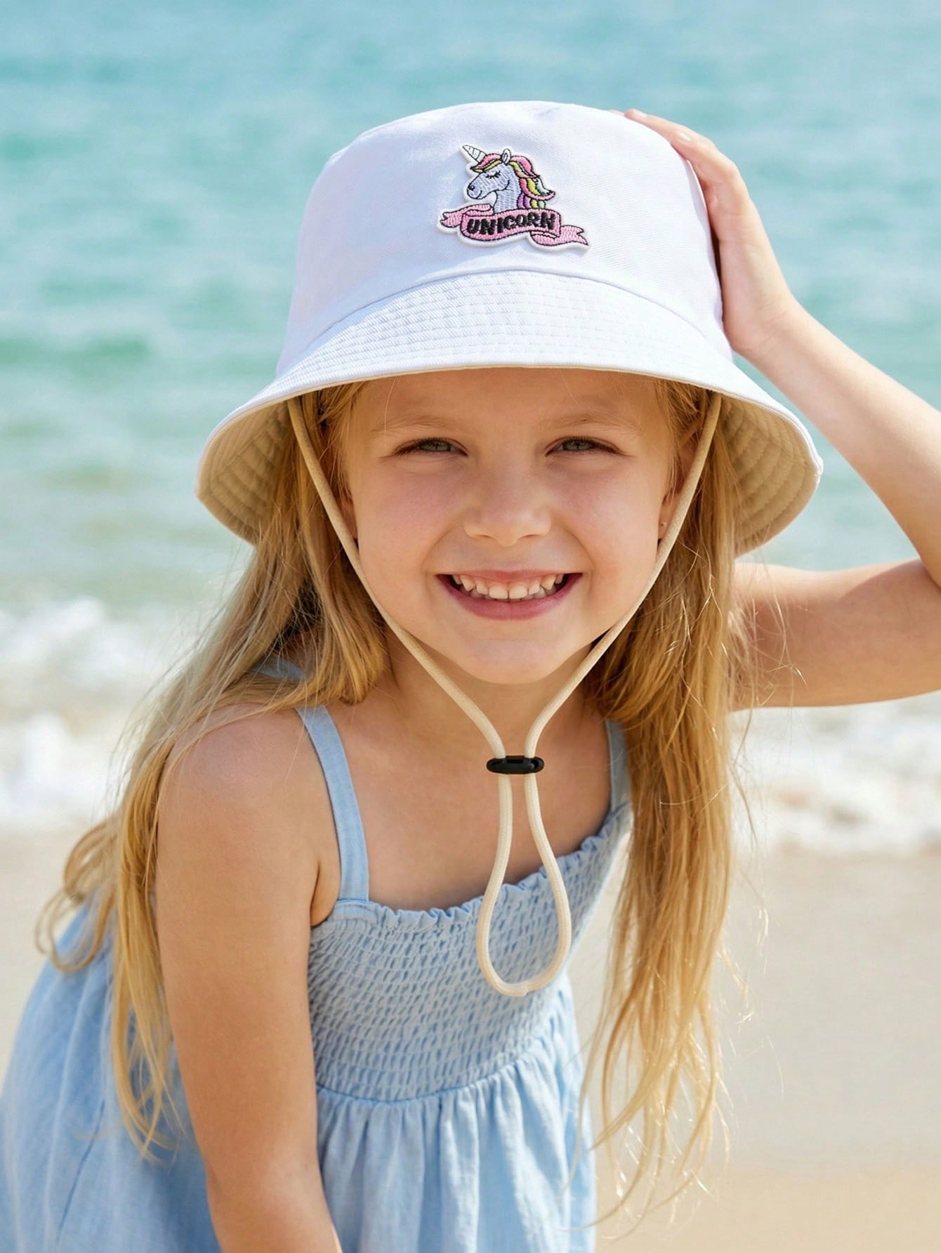 1pcs 2-6Y Girls Cartoon Unicor - Embroidery Cap reseña y precio