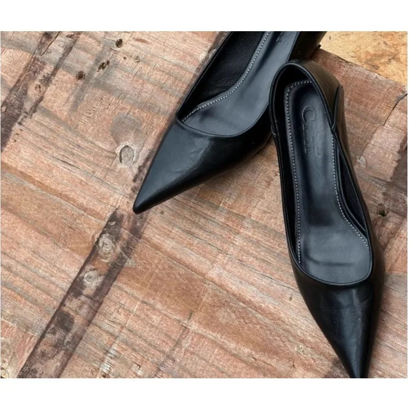 2024 Women Sexy High Heels Bur - Embroidery Flat Shoes reseña y precio