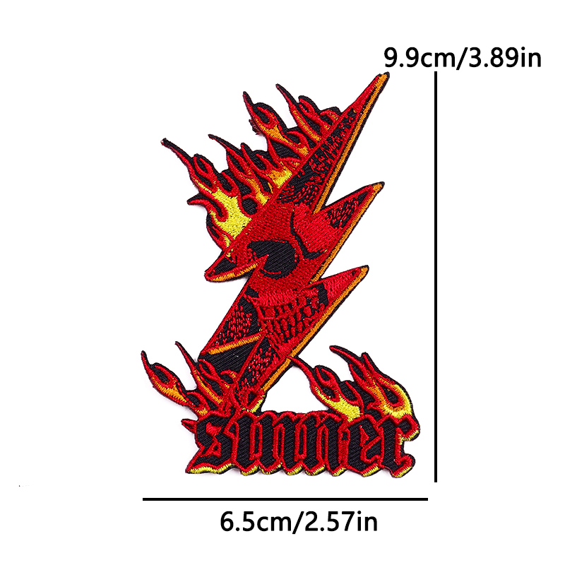 Skull Head Embroidery Patch Ir - Embroidery Design 3D reseña y precio