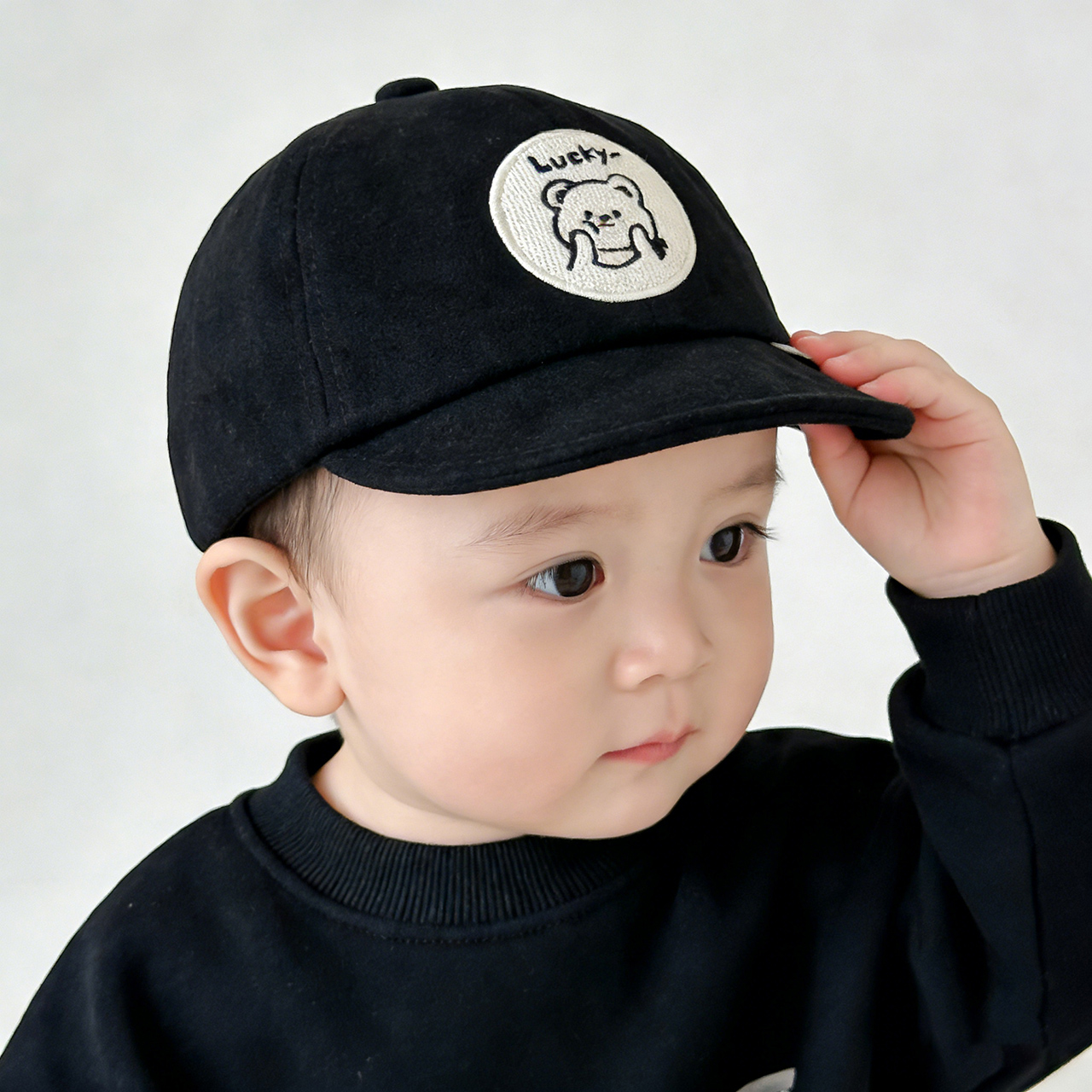 Solid Color Baby Baseball Hat  - Embroidery Cap reseña y precio