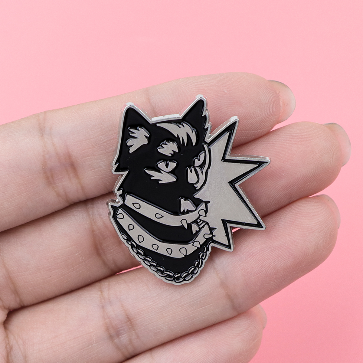 Cute Cat Doctor Enamel Pin Car - Embroidery Illustration reseña y precio