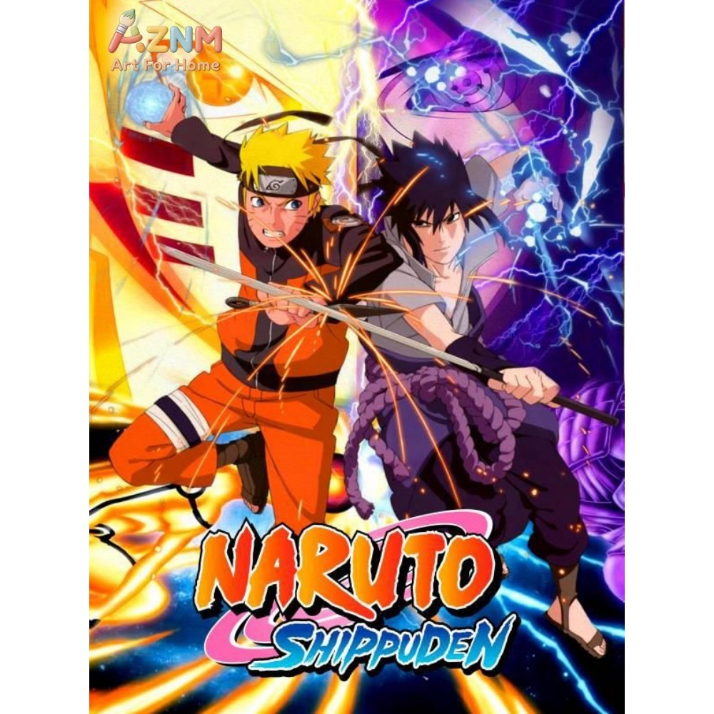 Frameless 1pc Naruto Class Sev - Embroidery Canvas reseña y precio