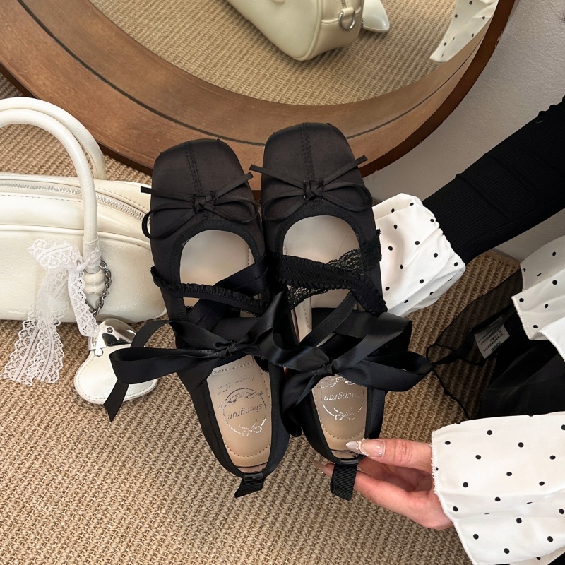 New Spring Comfortable Lace-up - Embroidery Flat Shoes reseña y precio