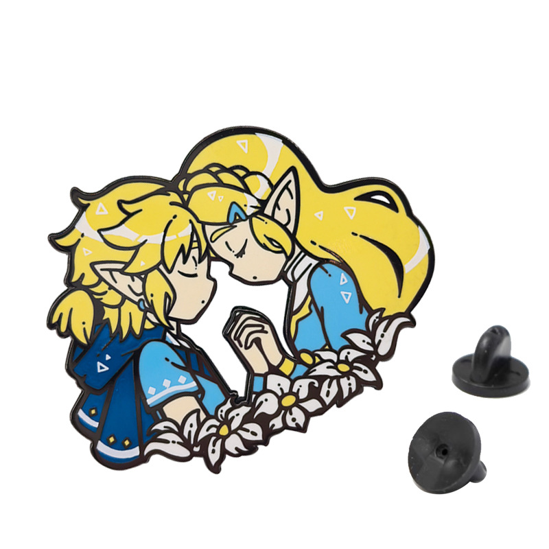 Anime Princess Enamel Pin Cosp - Embroidery Illustration reseña y precio