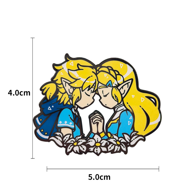 Anime Princess Enamel Pin Cosp - Embroidery Illustration reseña y precio
