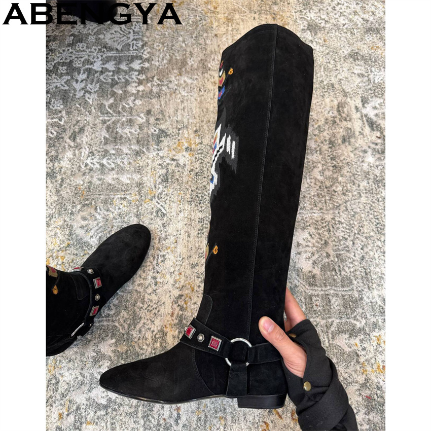 ABENGYA 2026 Winter New Knee H - Embroidery Yes reseña y precio