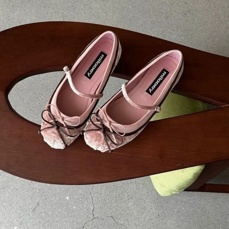 2026French Flat Bottomed Rotun - Embroidery Flat Shoes reseña y precio