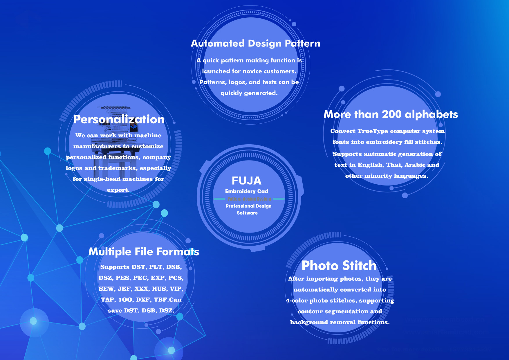 FUJA Embroidery Pattern Design - Embroidery Design Software reseña y precio