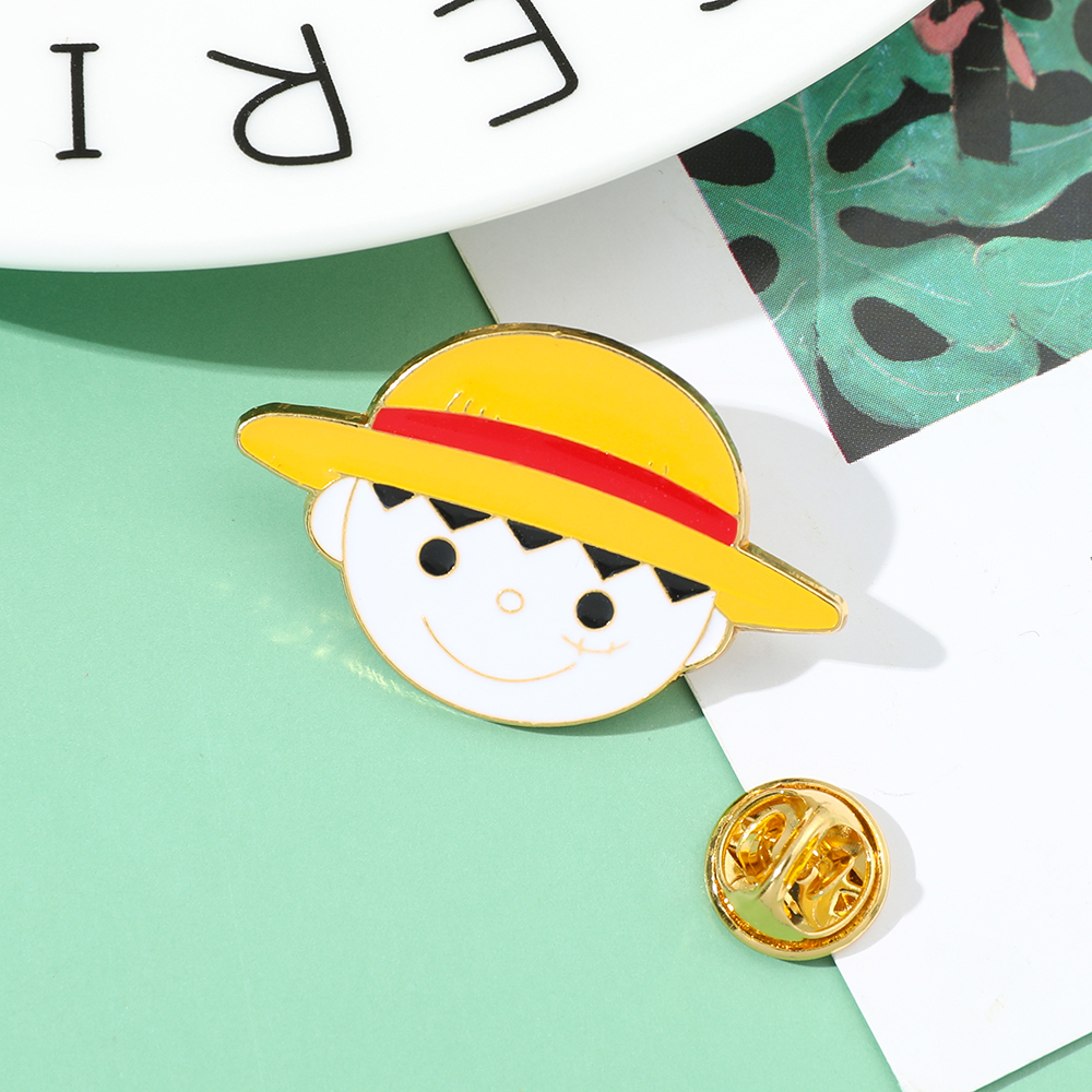 One Piece Brooch Anime Cartoon - Embroidery Illustration reseña y precio