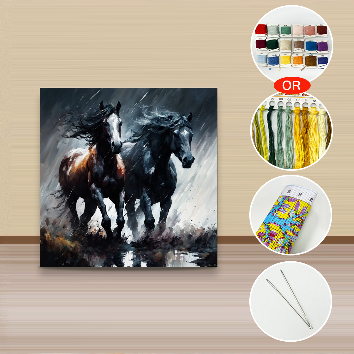 1PC 30X30CM/11.8in ,11CT/14CT  - Embroidery Running Stitch reseña y precio