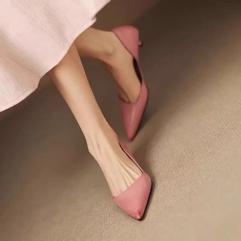 Women's Pointed Toe Stiletto H - Embroidery Flat Shoes reseña y precio