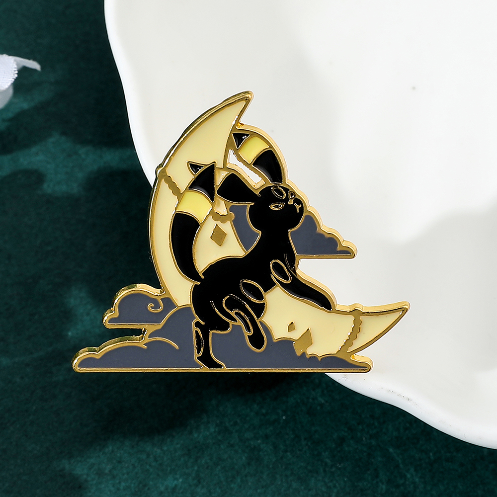 Anime Eeveelution Eevee Enamel - Embroidery Illustration reseña y precio