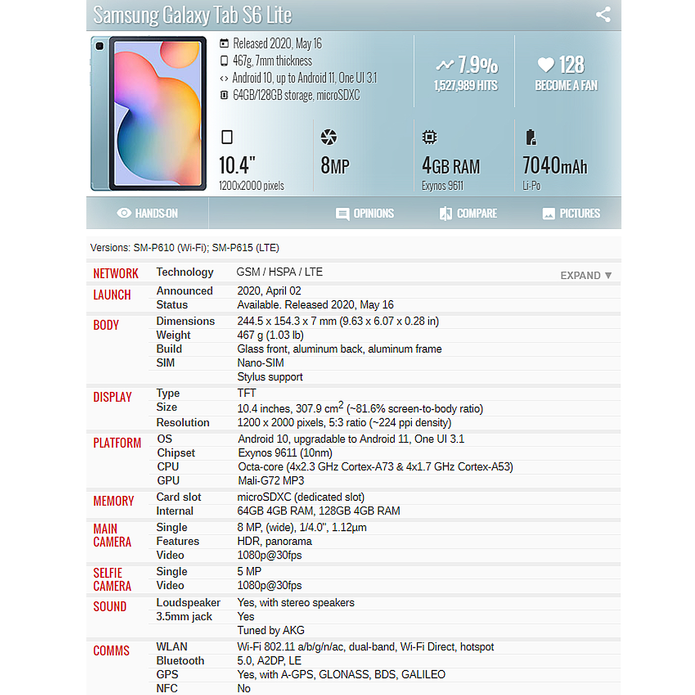 For Samsung Galaxy Tab S6 Lite - Embroidery Digitizer reseña y precio