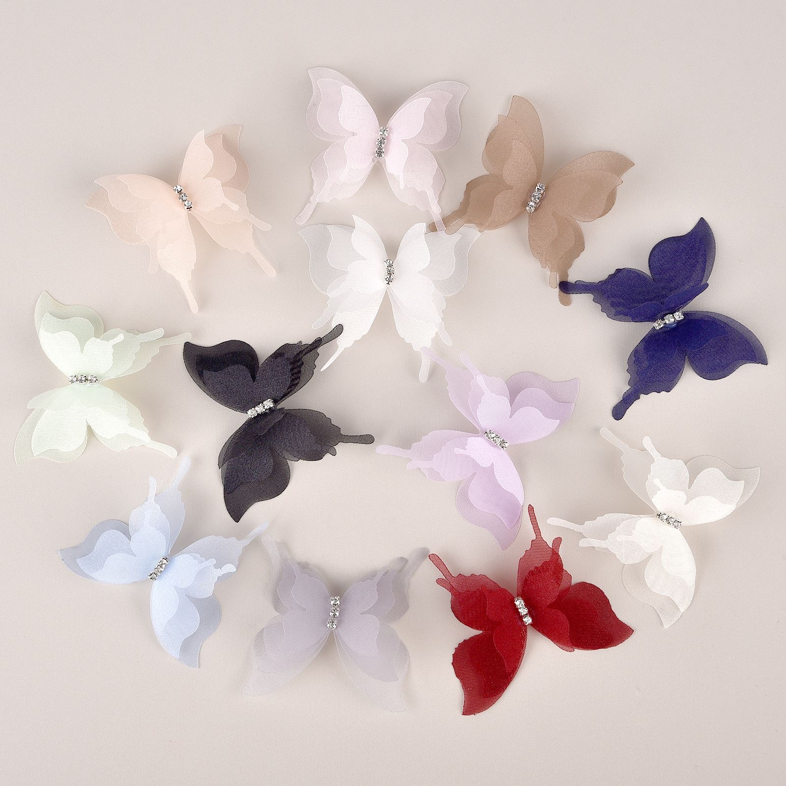 20pcs/Pack 3D Organza Butterfl - Embroidery Design 3D reseña y precio