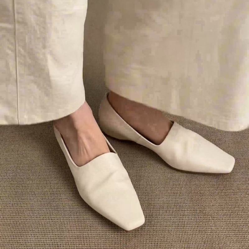 Retro Flat Loafers Women's Sli - Embroidery Flat Shoes reseña y precio